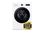 Lavadora carga frontal - LG F4X1009NWK, 9 kg, 1400 rpm, 10 programas, AI Direct Drive, ThinQ, Blanco Marfil