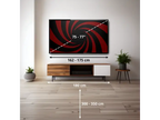 TV QLED 75 - TCL 75T69C, UHD 4K, Procesador AiPQ, Smart TV, DVB-T2, Negro