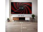 TV OLED 97 - LG OLED97G54LW, OLED 4K, Procesador Inteligente α11 AI Processor 4K Gen2, Smart TV, Gallery Design, negro roca