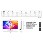 TV Philips The One Ambilight QLED 65 65PUS9010 UltraHD 4K Dolby Vision Dolby Atmos Titan OS