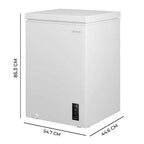 Congelador Cecotec Bolero CoolMarket Chest 99P 99L Dual UltraContact White