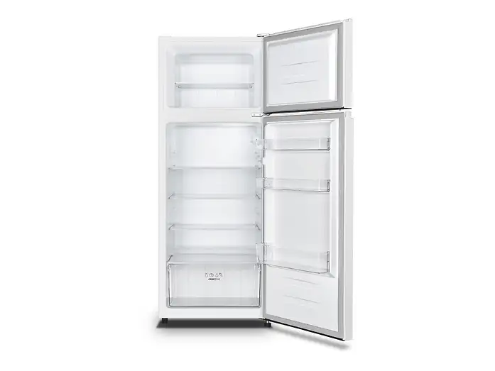 Frigorífico dos puertas - Hisense RT267D4AWE, Cíclico descongelación, 143.4 cm, 206 l, Iluminación LED, Blanco