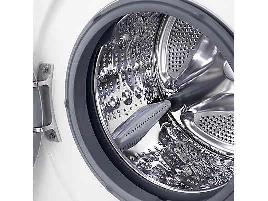 Lavadora carga frontal - LG F4X1008NWH, 8 kg, 1400 rpm, 10 programas, AI Direct Drive, ThinQ, Blanco Marfil
