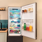 Cecotec Frigorífico Combi Bolero CoolMarket Combi 250 WD Grey Glass D