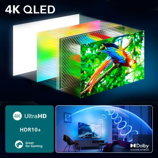 TV Philips The One Ambilight QLED 50 50PUS9010 UltraHD 4K Dolby Vision Dolby Atmos Titan OS
