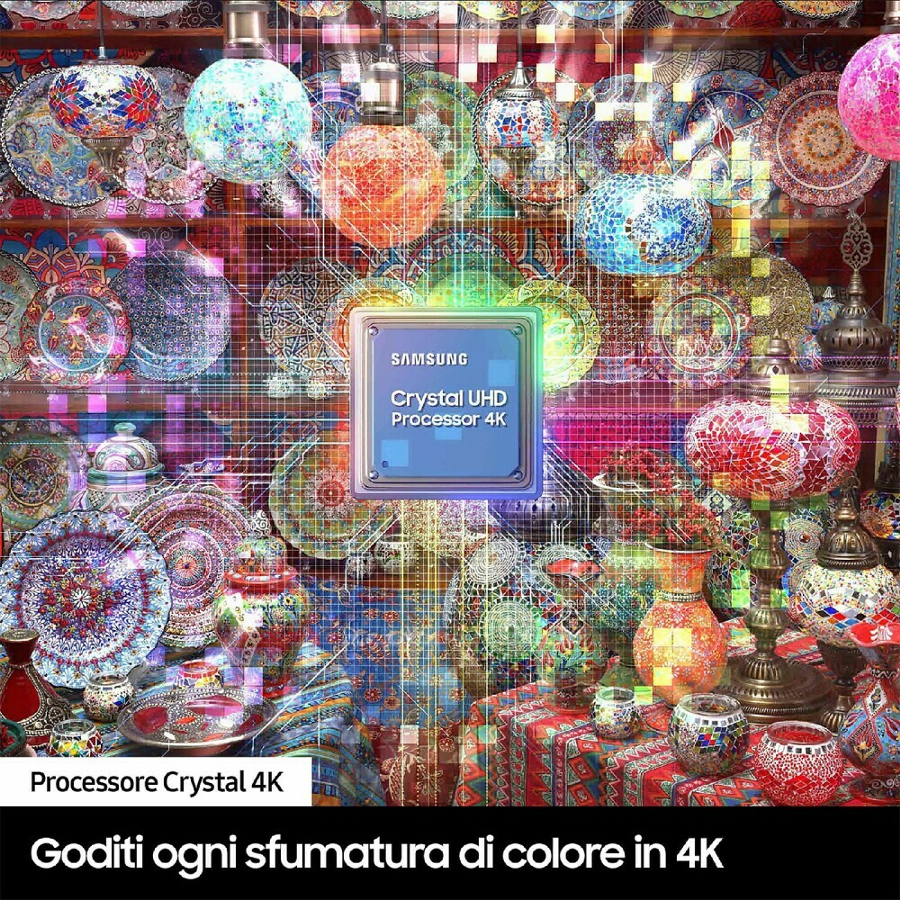 TV LED 55 - Samsung UE55DU7170U, UHD 4K, Smart TV, Negro