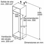 Bosch Serie 6 KIR81ADD0 Frigorífico Una Puerta Integrable D
