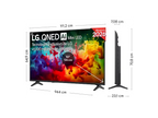 TV QNED Mini LED 50 - LG 50QNED72B6B, UHD 4K, Procesador Inteligente α7 AI Processor 4K Gen9, Smart TV, DVB-T2 (H.265), Negro