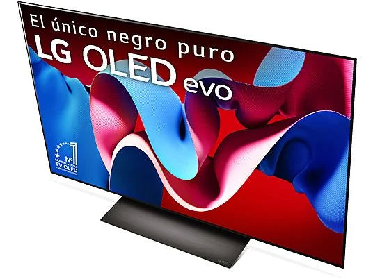 TV OLED 48 - LG OLED48C45LA, OLED 4K, Procesador Inteligente 4K α9 Gen7, Smart TV, DVB-T2 (H.265), Negro