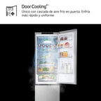 LG Serie 700 Fridge Freezer Combi A 387L - NatureFRESH Linear Cooling