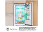 Frigorífico combi - Hisense RB390N4AWE1, Puerta reversible, Congelamiento rápido, No Frost, 186 cm, 304 l, Blanco