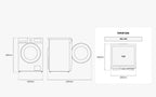 Lavadora Secadora Samsung WD90DG5B15BEEC