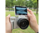 Cámara - Prixton Xplorer DV900, 64 megapixel, 4K 3840p, 3 Pantalla LCD, IPS, Zoom 4X, Flash, Plata