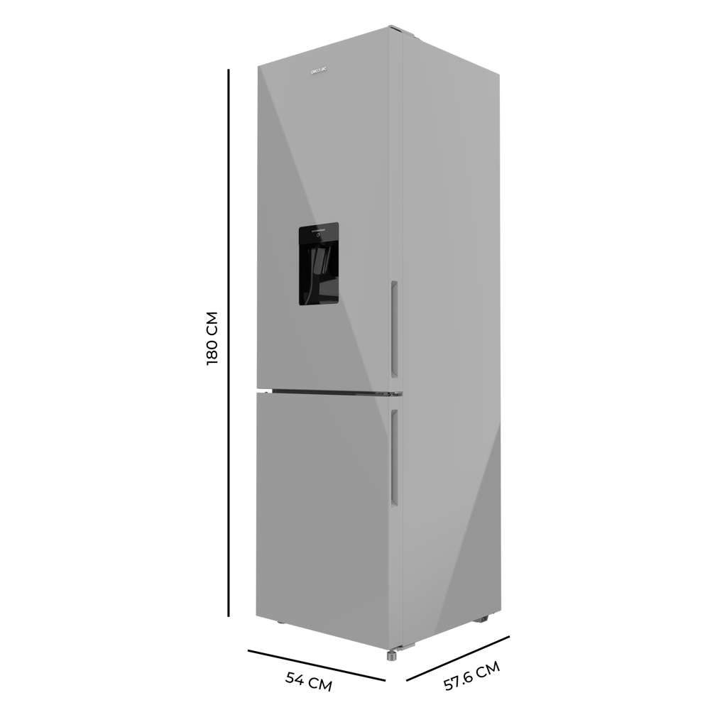 Cecotec Frigorífico Combi Bolero CoolMarket Combi 250 WD Grey Glass D