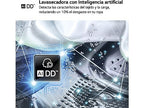 Lavadora secadora - LG F2DR5S09A1W, 9 kg+5 kg, 1200 rpm, 12 programas, Blanco
