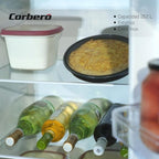Frigorífico Corberó CCH1824EX 262L Inox Estático Luz LED Cajón para frutas y verduras Silencioso 40dB
