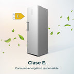 Congelador vertical 273 litros Cecotec Bolero CoolMarket UF-273 inox