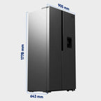Origial COOL AND FREEZE SBS Frigorífico Americano con Dispensador No Frost E Acero Inoxidable