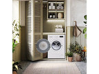 Lavadora carga frontal - LG F4X1008NWH, 8 kg, 1400 rpm, 10 programas, AI Direct Drive, ThinQ, Blanco Marfil