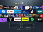 TV QLED 85" - TCL 85P7K, UHD 4K, AiPQ Processor, Smart TV, DVB-T2 (H.265), Negro