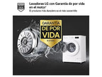 Lavadora carga frontal - LG F4X1008NWH, 8 kg, 1400 rpm, 10 programas, AI Direct Drive, ThinQ, Blanco Marfil