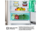 Frigorífico combi - Hisense RB390N4AWE1, Puerta reversible, Congelamiento rápido, No Frost, 186 cm, 304 l, Blanco