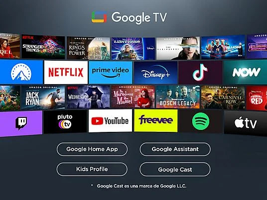 TV QLED 65" - TCL 65P7K, UHD 4K, AiPQ Processor, Smart TV, DVB-T2, 60 Hz, Pantalla HVA, Dolby Atmos, Negro