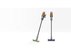 Aspirador escoba - Dyson V12 Detect Slim Absolute, Potencia succión 150 AW, Inteligente y Ligero, 60 min, Pantalla LCD, Tecnología Láser