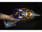 Aspirador escoba - Dyson V15 Detect Absolute, Potencia succión 240 AW, 60 min, Inteligente y Potente, 3 Modos, Tecnología Láser, Sensor Suciedad
