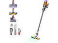 Aspirador escoba - Dyson V12 Detect Slim Absolute, Potencia succión 150 AW, Inteligente y Ligero, 60 min, Pantalla LCD, Tecnología Láser