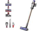 Aspirador escoba - Dyson Cyclone V10 Absolute, Potencia succión 150 AW, Sin cable, Tecnología ciclónica, 60 min, Níquel