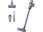 Aspirador escoba - Dyson V11 Advanced, Potencia succión 200 AW, Autonomía 60 min, Accesorios, 3 Modos, Morado/Níquel