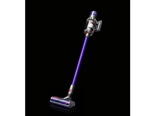 Aspirador escoba - Dyson V11 Advanced, Potencia succión 200 AW, Autonomía 60 min, Accesorios, 3 Modos, Morado/Níquel