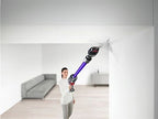 Aspirador escoba - Dyson V11 Advanced, Potencia succión 200 AW, Autonomía 60 min, Accesorios, 3 Modos, Morado/Níquel