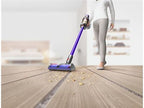 Aspirador escoba - Dyson V11 Advanced, Potencia succión 200 AW, Autonomía 60 min, Accesorios, 3 Modos, Morado/Níquel