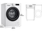 LG Serie 500 Washing Machine 9kg A - AI Direct Drive Steam