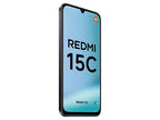 Móvil - Xiaomi Redmi 15C, Negro medianoche, 128GB, 4GB RAM, 6.9 HD+, MediaTek Helio G81-Ultra, 6000 mAh