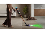 Aspirador escoba - Dyson V16 Piston Animal, Potencia succión 315 AW, Autonomía 70 min, Antienredos, Black/Cooper