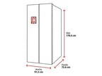 Samsung Bespoke AI American Fridge 640L - Water Ice Dispenser No Frost