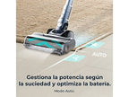 Aspirador escoba - Cecotec Conga Rockstar RS70 Pet Flex, 500 W, 65 min Autonomía, Sin Bolsa, Cepillo para Animales, Negro/Dorado