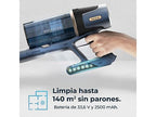 Aspirador escoba - Cecotec Conga Rockstar RS70 Pet Flex, 500 W, 65 min Autonomía, Sin Bolsa, Cepillo para Animales, Negro/Dorado