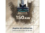 Aspirador escoba - Cecotec Conga Rockstar RS70 Pet Flex, 500 W, 65 min Autonomía, Sin Bolsa, Cepillo para Animales, Negro/Dorado