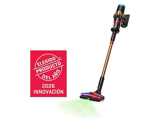 Aspirador escoba - Dyson V16 Piston Animal, Potencia succión 315 AW, Autonomía 70 min, Antienredos, Black/Cooper