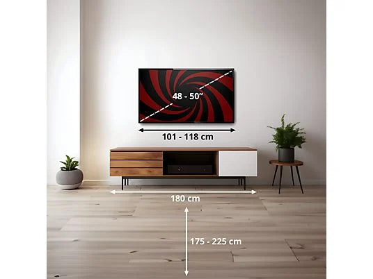 TV LED 50 - LG 50UA75006LA, UHD 4K, Procesador Inteligente α7 AI Processor 4K Gen8, Smart TV, DVB-T2 (H.265), negro carbón
