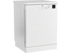 Lavavajillas - Beko DVN05320W, 13 servicios, 5 programas, 60 cm, WaterSafe, Blanco