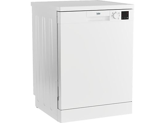 Lavavajillas - Beko DVN05320W, 13 servicios, 5 programas, 60 cm, WaterSafe, Blanco