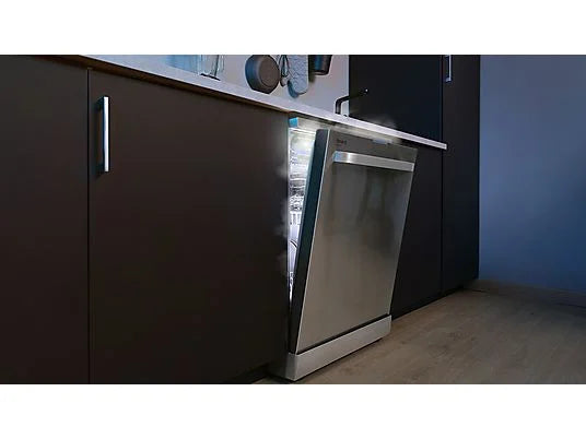 Lavavajillas - Cecotec Bolero Aguazero 6800 acero inoxidable, 14 servicios, 8 programas, 60 cm, Filtro ABT, Sistema ION, Inox