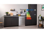 Lavavajillas - Cecotec Bolero Aguazero 6800 acero inoxidable, 14 servicios, 8 programas, 60 cm, Filtro ABT, Sistema ION, Inox