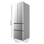 Cecotec French Door Fridge 395L Stainless Steel - No Frost Inverter