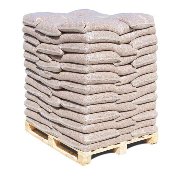 Pellets de madera Din Plus – 75 sacos de 10 kg